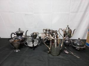 Collection Of Silverplated Items