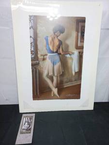 Signed And Numbered Print Harmony By Robert A. Olson