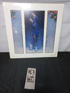Signed And Numbered Print Ballet On Ice By Robert A. Olson