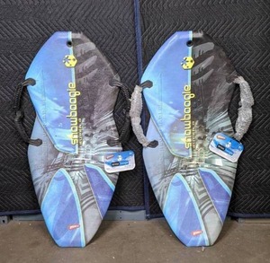 lot 190 image: Pair of WHAM-O Snow Boogie Super G Sleds X