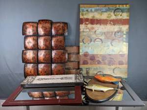 lot 138 image: Collection of Trendy Wall Art and Home Decor F