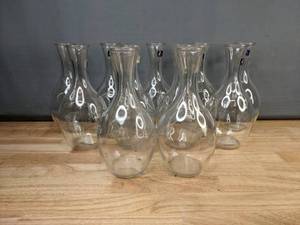 lot 157 image: Set of 11 Luminarc Glass Vases  M