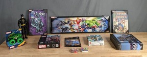 lot 182 image: Kids Marvel & DC Toys, Wall Art, Puzzles, & More M