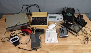 lot 257 image: Assortment of Symphonic DVD Player, Sony Walkman, Regency, Reecom Weather Alert Radio, IHome and More M
