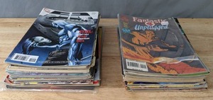 lot 245 image: Assorted Comic Books Fantastic 4, Return of the Jedi, Generation X, The New Warriors, Micronauts, Excalibur, X-Men, MAD Magazine, and More  M