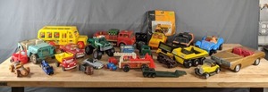 lot 221 image: Vintage Toy Car Collection Tonka, Fisher Price and More M