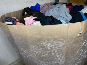 lot 17 image: Resellers Paradise 50 Tall Box of Womens Clothing & Accessories New & Pre-Owned Z