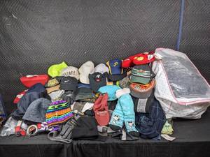lot 292 image: Various Sized Men, Women and Children Clothes, Hats, Gloves, Socks and More  M