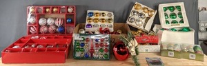 lot 301 image: Large Collection of Christmas Ornaments  M