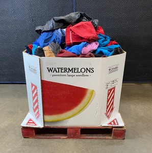 lot 24 image: Resellers Paradise 40 Wide Overflowing Box of Womens Clothing & Accessories New & Pre-Owned Z