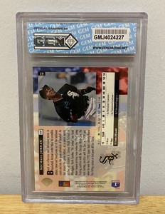lot 33B image: 1994 Upper Deck Michael Jordan MLB Rookie Graded Card Chicago White Sox P
