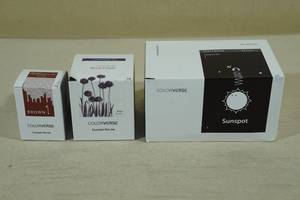 4 Bottles Colorverse Fountain Pen Ink -1 Brown, 1 Deep Purple, 2 Spaceward