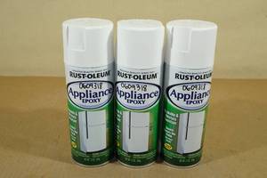 3 Cans Rust-Oleum Appliance Epoxy -Gloss White