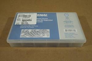 118 Piece Button Head Security Sheet Metal Screw Assortment Kit