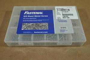 237 Piece Assorment SS Pan Phillips Sheet Metal Screws