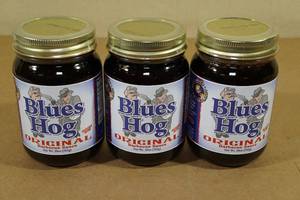 3 Blues Hog Original BBQ Sauce -20oz Each