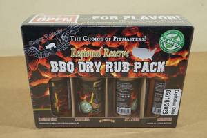 Croix Valley BBQ Dry Rub Pack -Kansas City, Carolina, St Louis and Memphis