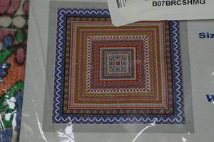 India Arts 72x72 Square Table Cloth 100% Cotton