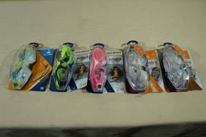 5 Pairs Aqua Sphere Unisex Junior Swim Goggles