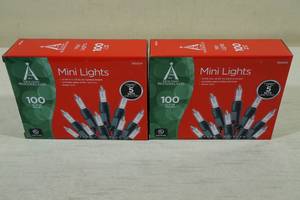 2 Mini Light Sets -Clear Bulbs