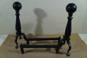 Cast Iron 2 Piece Fire Wood Stand