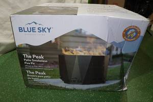 Blue Sky The Peak Smokeless Patio Fire Pit - with Spark Screen