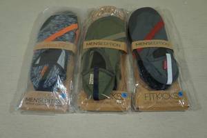 3 Pairs Mens Fitkicks -Size Small