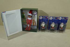 Elf on the Shelf Christmas Tradition Set with 3 Santa Figurines