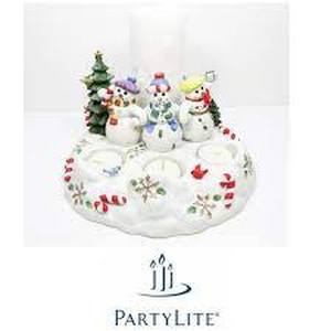 Party Lite Snowbell TealightPillar Holder
