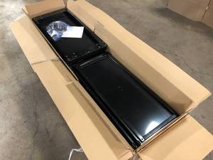 Husky  Ready-to-Assemble 24-Gauge Steel Freestanding Garage Cabinet in Black (36 in. W x 72 in. H x 18 in. D) customer returns see pictures