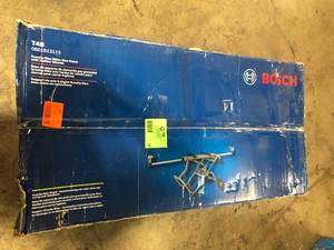 Bosch Portable Folding Gravity Rise Miter Saw Stand with Wheels
