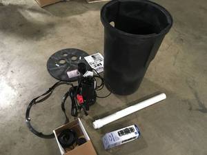 Superior Pump 12 HP Sewage Ejector Pump Kit with Basin customer return