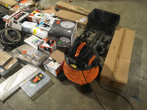 Lot of assorted Tools, hardware and misc items various brands models and conditions customer returns see pictures