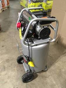 Husky 20 Gal. Vertical Electric-Powered Silent Air Compressor  open box customer returns