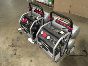 Lot of assorted Husky 4.5 Gal Air compressors customer returns see pictures