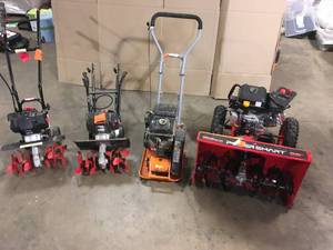 Lot of assorted outdoor tools varios models and conditions review pictures