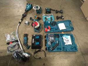 Lot of assorted Makita power Tools various models and conditions review  pictures customer returns