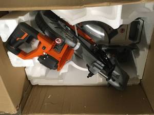 RIDGID introduces the 18V 7-14 in. Brushless Cordless Dual Bevel Sliding Miter Saw (Tool Only) review pictures