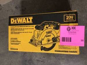 DEWALT20-Volt MAX Cordless 6-12 in. Circular Saw (Tool-Only) Customer Returns See Pics