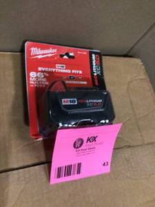 Milwaukee XC 5 hr RedLithium Battery see pictures