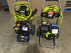 Lot of 2 Ryobi Preassure Washers various models customer returns see pictures