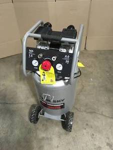 Husky 20 Gal. Vertical Electric-Powered Silent Air Compressor used customer return see pictures