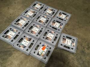 Lot of collapsible milk crates review pictures