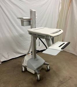 WOW MSRP $6000 Ergotron StyleView EMR Laptop Notebook Sit To Stand Locking Powered Cart for Healthcare, Inventory &amp At Home Portable Office Desk - Great Used Condition - Untested - Electronics Not Included No Key 1st Pic - Stock Photo