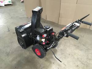 Legend Force 26in. Two-Stage Gas Snow Blower in working Condition  damaged light customer returns see pictures