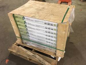 lot 4 image: Pallet of 31 cases TRaffic Master Moonstone 5.98 in. W Click lock Rigid Core Click Lock Luxury Vinyl Plank Flooring (23.95 sq. ft.cas