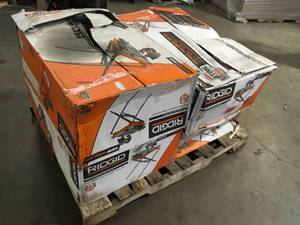 lot 18 image: Lot of Ridgid  Wet Tile Saws - Various Conditions -  used customer returns Review all pictures