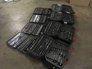 lot 35 image: Lot of 4 Assorted Husky Mechanic Tool Sets Customer returns Review all pictures in good conditions