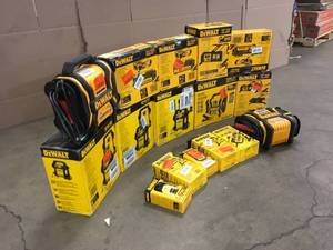 lot 38 image: Lot of assorted Dewalt Power stations and Chargers customer returns various models and conditions see pictures