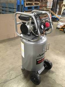 lot 39 image: Husky 20 Gal. Vertical Electric-Powered Silent Air Compressor used customer return see pictures